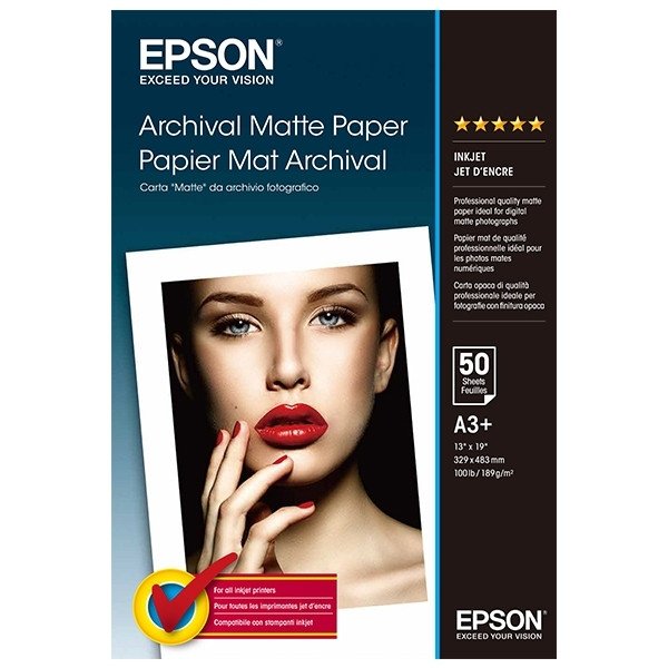 Epson S041340 archival matte paper 189 g/m² A3+ (50 vellen) C13S041340 150388 - 1