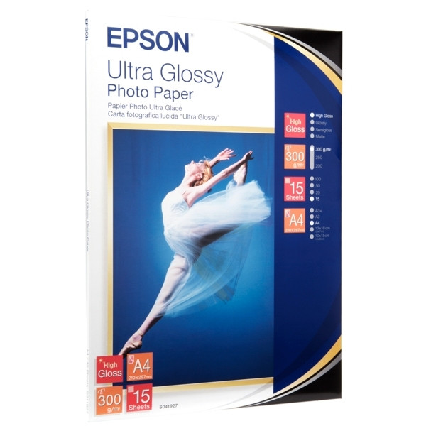 Epson S041927 ultra glossy photo paper 300 g/m² A4 (15 vellen) C13S041927 064638 - 1