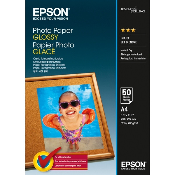 desinfecteren roman handicap Epson S042539 glossy photo paper 200 g/m² A4 (50 vellen) Epson 123inkt.be