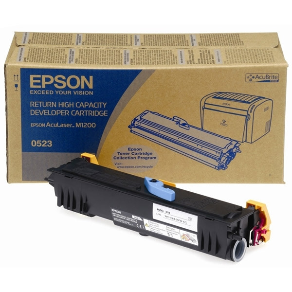 Epson S050523 toner zwart hoge capaciteit (origineel) C13S050523 028192 - 1