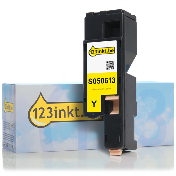 Epson S050611 toner geel hoge capaciteit (123inkt huismerk) C13S050611C 028279 - 1