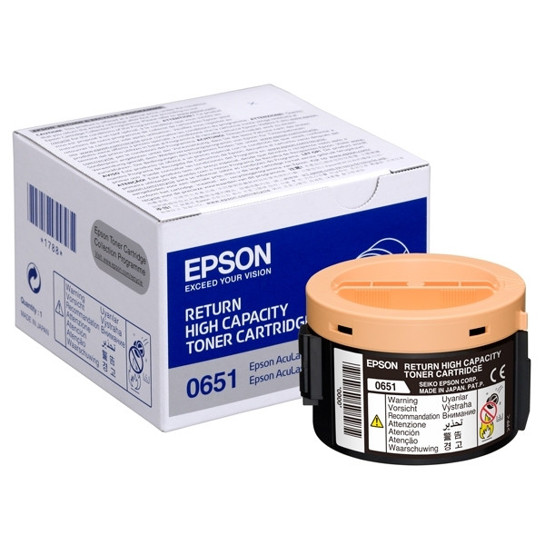 Epson S050651 toner zwart hoge capaciteit (origineel) C13S050651 028262 - 1