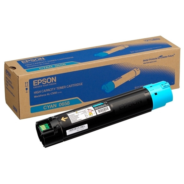 Epson S050658 toner cyaan hoge capaciteit (origineel) C13S050658 052002 - 1