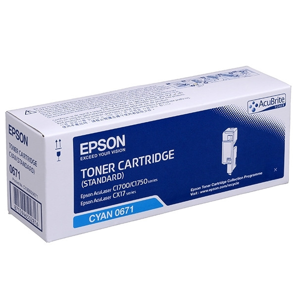 Epson S050671 toner cyaan (origineel) C13S050671 028266 - 1