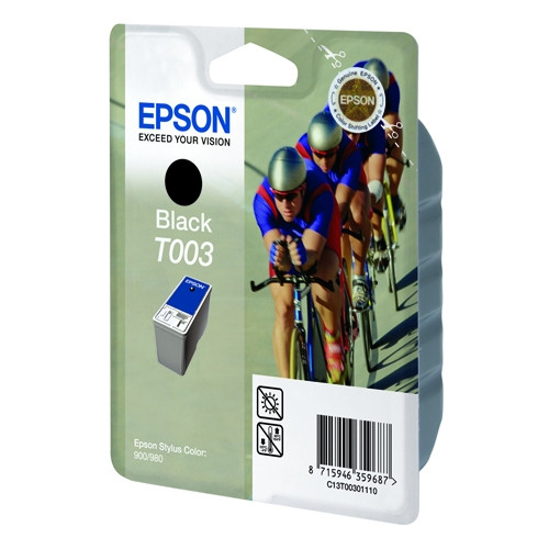 Epson T003 inktcartridge zwart (origineel) C13T00301110 020430 - 1