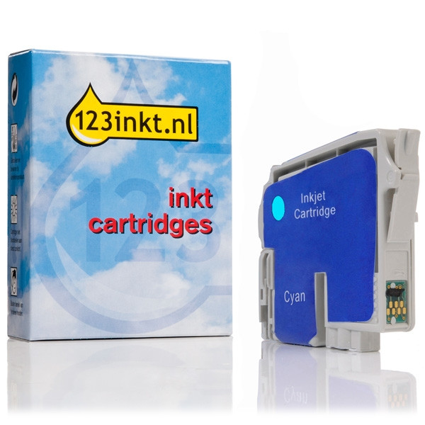 Epson T0342 inktcartridge cyaan (123inkt huismerk) C13T03424010C 022231 - 1