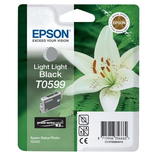 Epson T0599 inktcartridge licht licht zwart (origineel) 022990 - 1