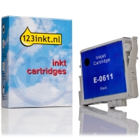 Epson T0611 inktcartridge zwart (123inkt huismerk)