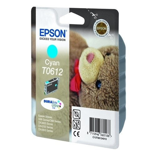 Epson T0612 inktcartridge cyaan (origineel) C13T06124010 901957 - 1