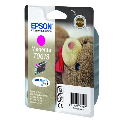 Epson T0613 inktcartridge magenta (origineel) C13T06134010 023010 - 1