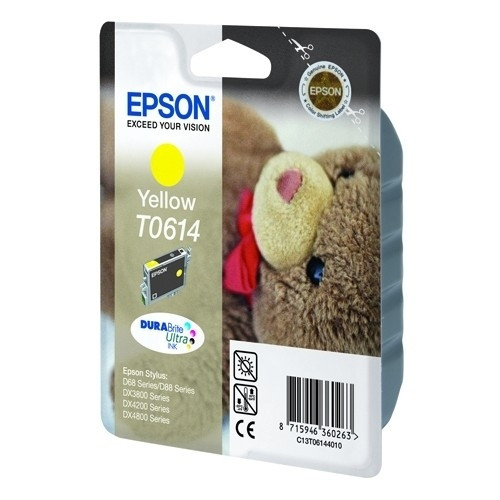 Epson T0614 inktcartridge geel (origineel) C13T06144010 901958 - 1
