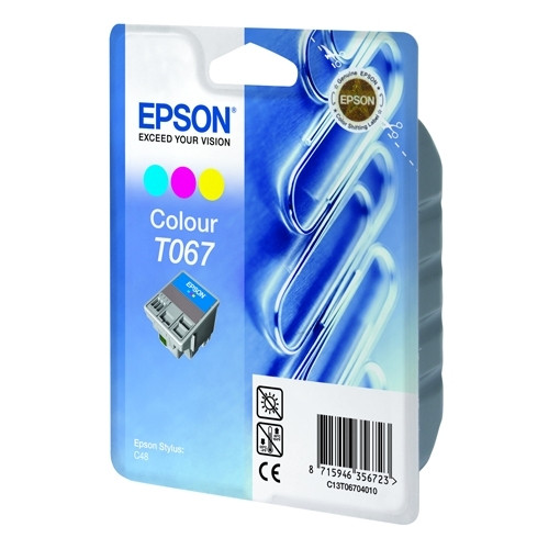 Epson T067 inktcartridge kleur (origineel) C13T06704010 023035 - 1