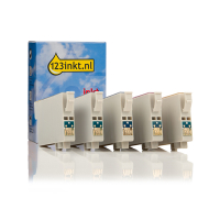 Epson T0715 multipack 2x zwart + 3x kleur (123inkt huismerk)  160849