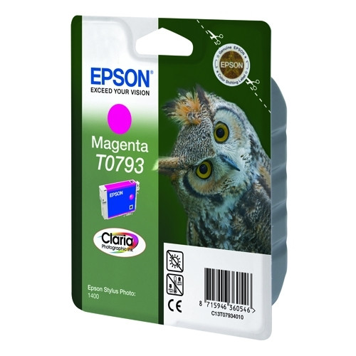 Epson T0793 inktcartridge magenta (origineel) C13T07934010 023130 - 1