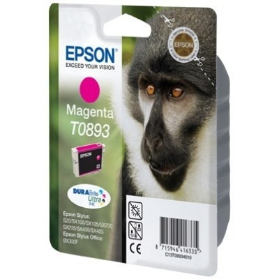 Epson T0893 inktcartridge magenta lage capaciteit (origineel) C13T08934011 901990 - 1