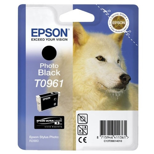 Epson T0961 inktcartridge zwart (origineel) C13T09614010 902494 - 1