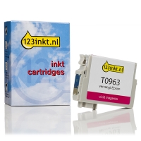 Epson T0963 inktcartridge vivid magenta (123inkt huismerk) C13T09634010C 023331