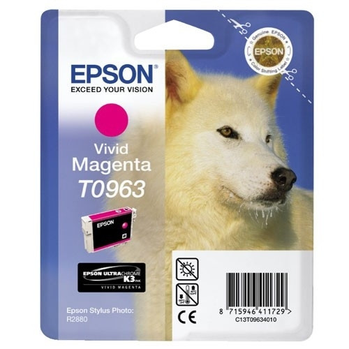 Epson T0963 inktcartridge vivid magenta (origineel) C13T09634010 902496 - 1