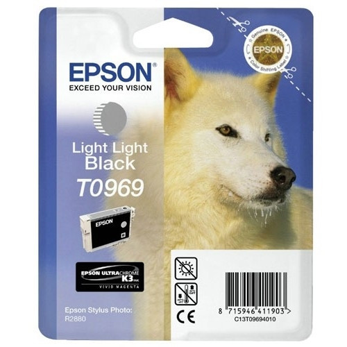 Epson T0969 inktcartridge licht licht zwart (origineel) C13T09694010 023342 - 1