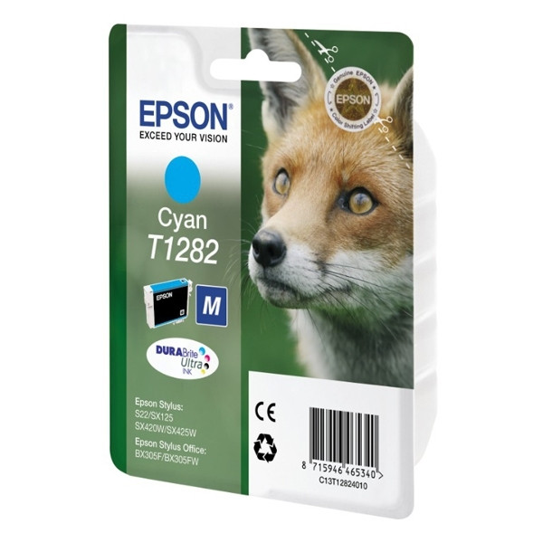 Epson T1282 inktcartridge cyaan (origineel) C13T12824011 C13T12824012 900659 - 1