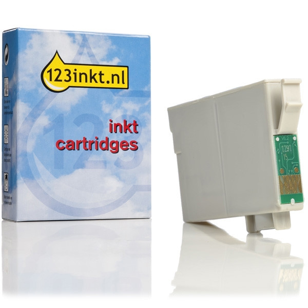 Epson T1291 inktcartridge zwart hoge capaciteit (123inkt huismerk) C13T12914011C C13T12914012C 026288 - 1