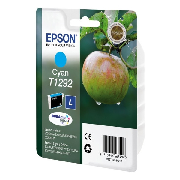 Epson T1292 inktcartridge cyaan hoge capaciteit (origineel) 026290 - 1