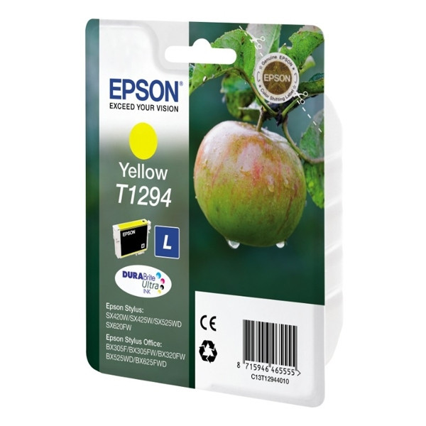 Epson T1294 inktcartridge geel hoge capaciteit (origineel) C13T12944011 C13T12944012 900657 - 1
