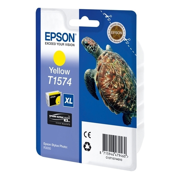 Epson T1574 inktcartridge geel (origineel) C13T15744010 026360 - 1