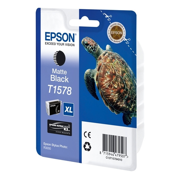 Epson T1578 inktcartridge mat zwart (origineel) C13T15784010 902640 - 1