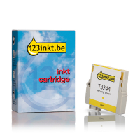 Epson T3244 inktcartridge geel (123inkt huismerk) C13T32444010C 026941