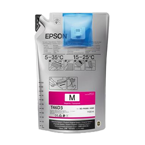 Epson T46D340 inktcartridge magenta (origineel) C13T46D340 083470 - 1