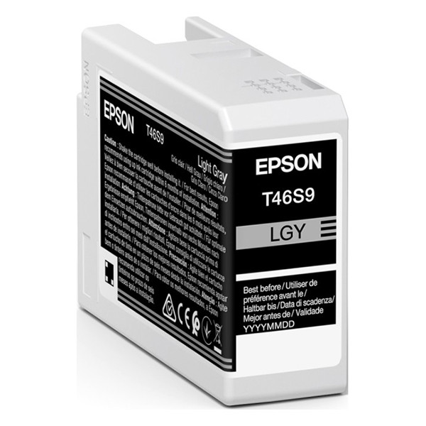 Epson T46S9 inktcartridge licht grijs (origineel) C13T46S900 083504 - 1