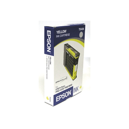 Epson T5434 inktcartridge geel (origineel) C13T543400 025490 - 1