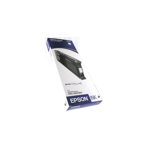 Epson T5441 inktcartridge foto zwart hoge capaciteit (origineel) C13T544100 025540 - 1