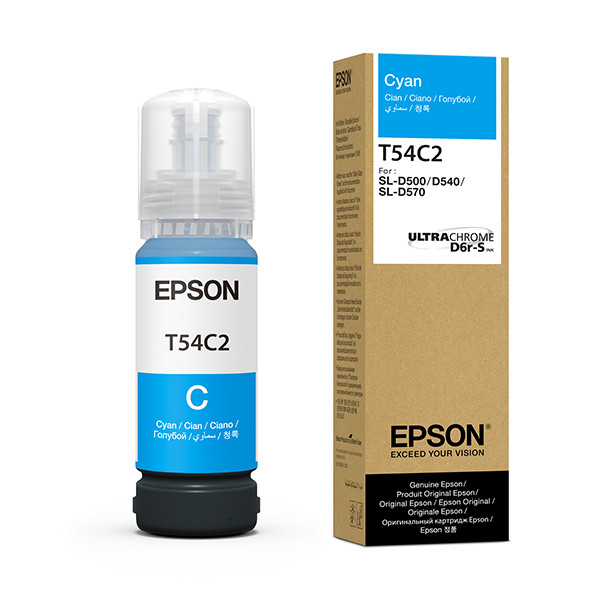 Epson T54C inktcartridge cyaan (origineel) C13T54C220 083666 - 1
