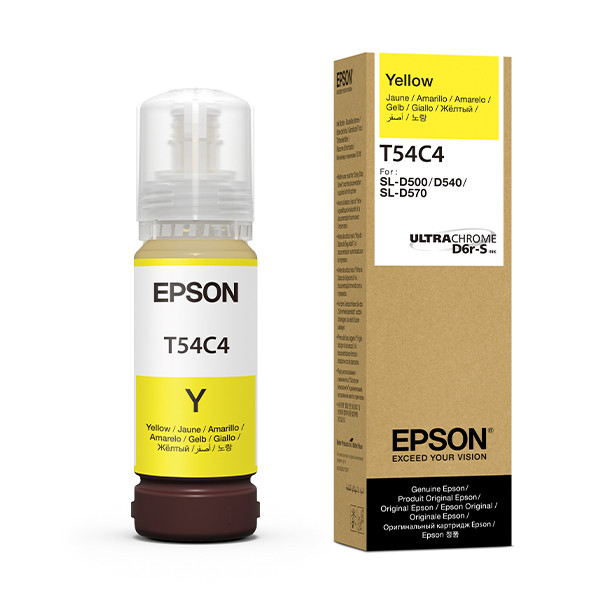 Epson T54C inktcartridge geel (origineel) C13T54C420 083670 - 1