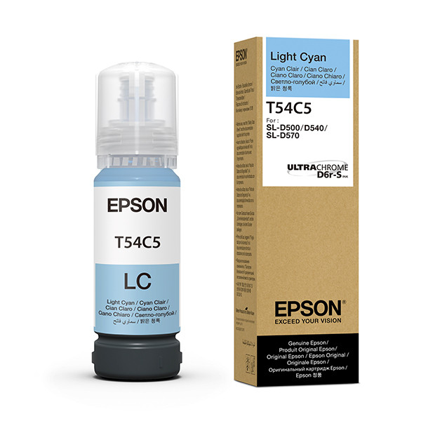 Epson T54C inktcartridge licht cyaan (origineel) C13T54C520 083672 - 1