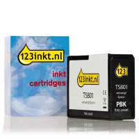 Epson T5801 inktcartridge foto zwart (123inkt huismerk) C13T580100C 025901