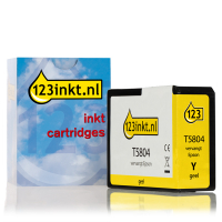 Epson T5804 inktcartridge geel (123inkt huismerk)