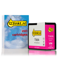 Epson T580A inktcartridge vivid magenta (123inkt huismerk)