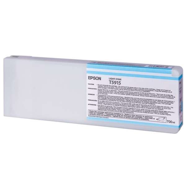 Epson T5915 inktcartridge licht cyaan (origineel) C13T591500 026008 - 1