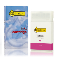 Epson T603B inktcartridge magenta hoge capaciteit (123inkt huismerk) C13T603B00C 026119