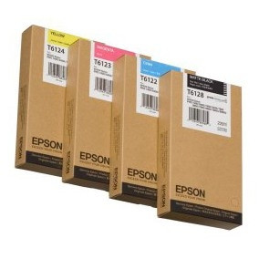 Epson T6124 inktcartridge geel hoge capaciteit (origineel) C13T612400 026094 - 1