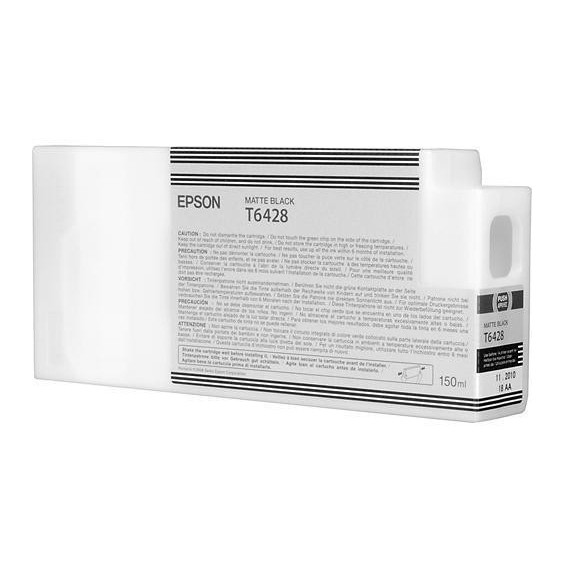 Epson T6428 inktcartridge mat zwart (origineel) C13T642800 026352 - 1