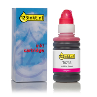 Epson T6733 inktfles magenta (123inkt huismerk) C13T67334AC 026821