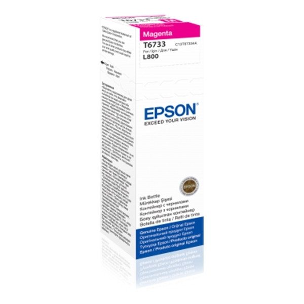 Epson T6733 inkttank magenta (origineel) C13T67334A 026820 - 1