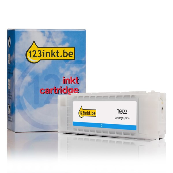 Epson T6922 inktcartridge cyaan (123inkt huismerk) C13T692200C 026545 - 1
