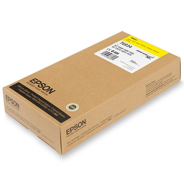 Epson T6934 inktcartridge geel hoge capaciteit (origineel) 902638 - 1