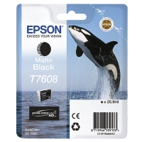 Epson T7608 inktcartridge mat zwart (origineel) C13T76084010 026736