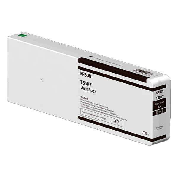 Epson T8047 inktcartridge licht zwart (origineel) C13T55K700 C13T804700 026886 - 1